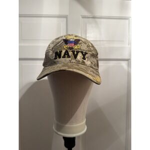 Cursed Brand US Navy Adjustable Camo Hat